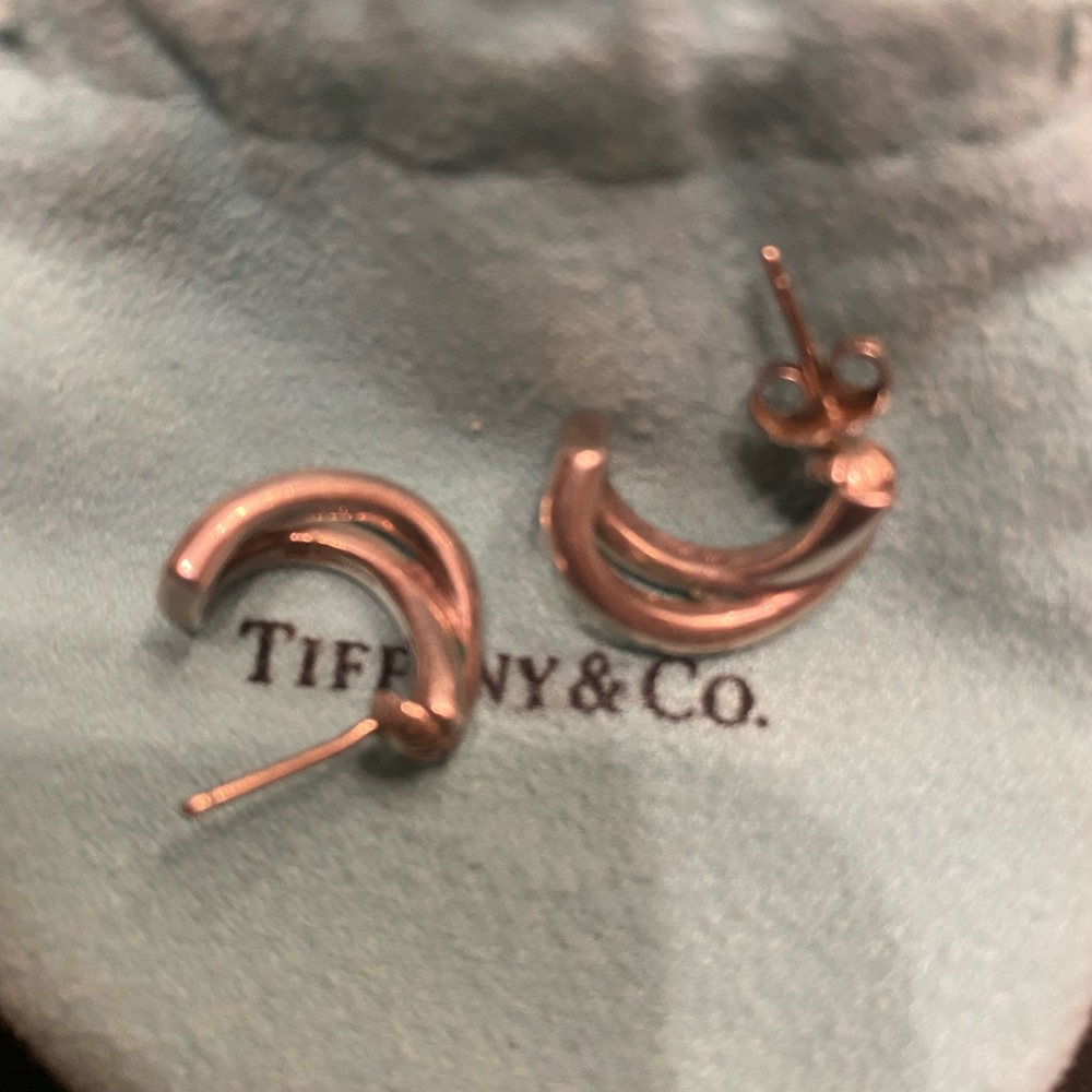 Tiffany & Co. Solid Sterling Silver 925  Earrings